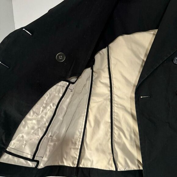 GAP Vintage ‘03 Y2K Black Essential Peacoat M - Picture 4 of 6